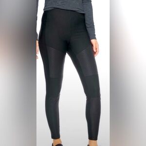 Athleta Madison Moto Tight‎ Leggings Black Size 6